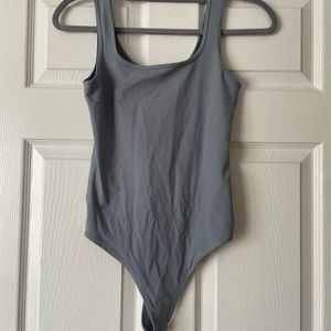 Blue/grey A&F bodysuit